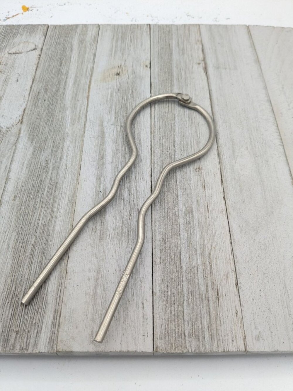 Vintage Adjustable Jar Opener Metal 8" Silver Taiwan